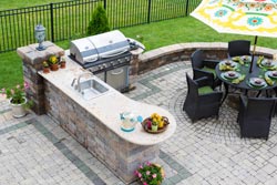 Westchester NY outdoor bbq Granite kitchen Academy Marble and Granite